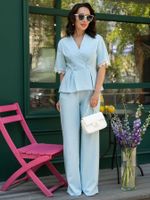Костюм Золотая эпоха (небесный) К15995-5М LT Collection