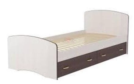 Кровать-6 одинарная с-2мя выкатными ящик 900*2000
