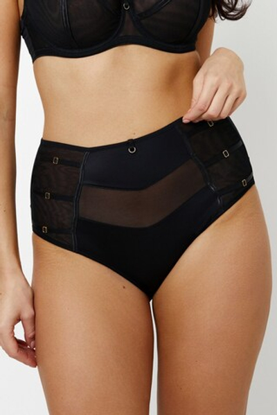 TEONA BLACK Трусы высокие