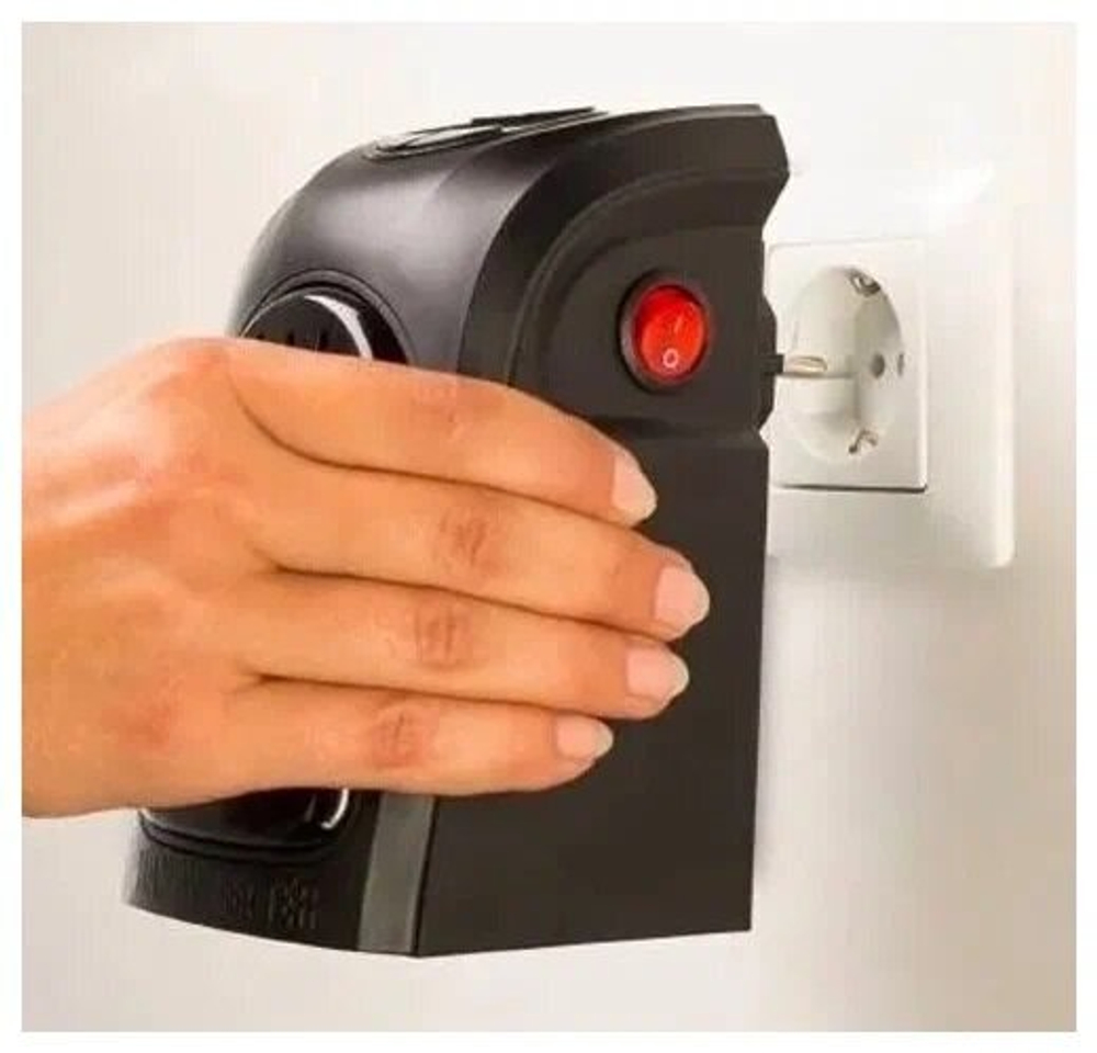 Обогреватель  настенный портативный Handy Heater, черный, пульт управления