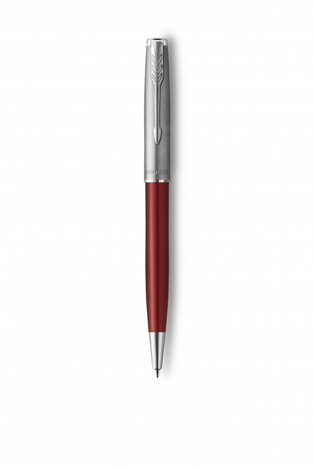 Подарочный набор с ручкой Parker Sonnet Entry Point Red Steel и ежедневником с индивидуальной гравир