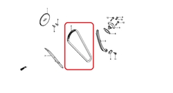14401-KGH-900. 14401-KGH-901. 14401-KVB-901. CHAIN, CAM (90L).  Honda
