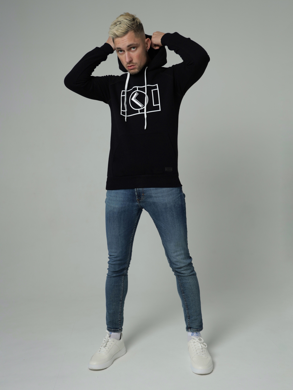 Худи поле черное Город Горький мужское