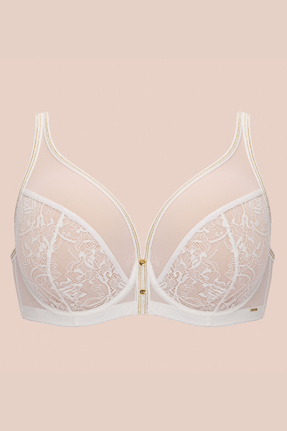 Белый бюстгальтер-бралетт Chiara Gold (Размер: 80D) (Цвет: белый)