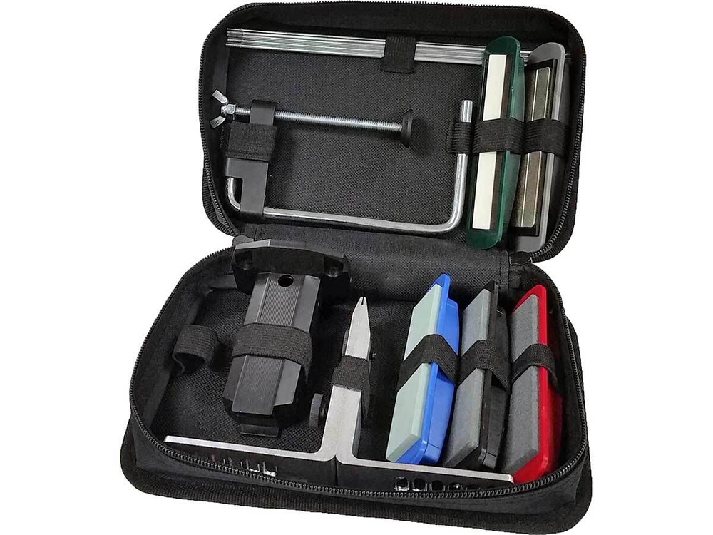 Набор для заточки AccuSharp 5-Stone Precision Kit (держатель, струбцина, подставка, кейс, 5 абразивов)