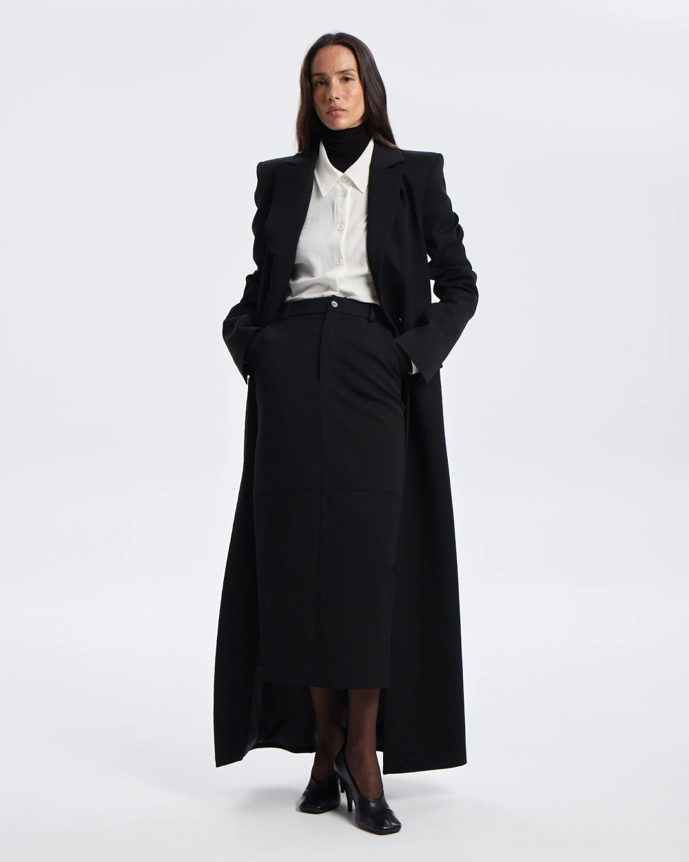 Пальто-пиджак, Черный