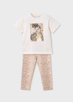 футболка с леггинсами