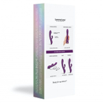 Фиолетовый вибратор-кролик Bunny & Clyde - 22,5 см. (Цвет: фиолетовый)