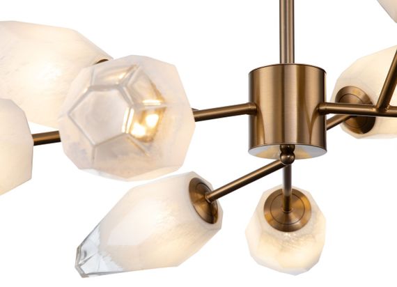 Потолочная люстра Indigo Boccio 13003/9C Brass V000004