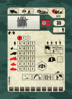 Немецкий штаб в зимней форме