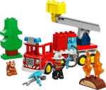 Конструктор LEGO Duplo 10473 Fire Truck with Hose and Firefighter