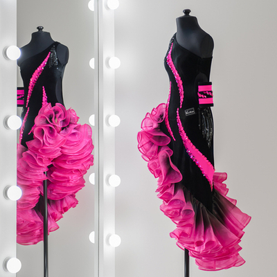 LA 017-01 Спортивное бальное платье для Латины (latina dress)