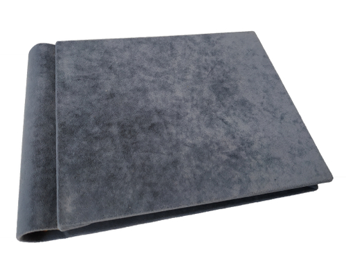 Фотоальбом из бархата "Серый графит"