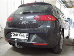Оцинкованный фаркоп на SEAT Altea 2004-2015, SEAT Leon 2005-2013 (без электрики), Galia S074C