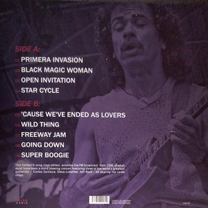 Carlos Santana / Live On Air (Coloured Vinyl)(LP)