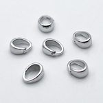 Бейл, цвет серебро (родий), размер 6,5*2,8 мм, цена за 1 шт