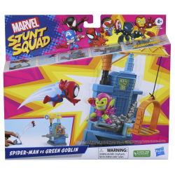 Hasbro Marvel Marvel Stunt Squad - Человек-паук против Зеленого Гоблина набор F7062 / артикул   F6894 F7062  / GTIN 5010994180980