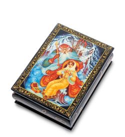 Народные промыслы ШК-11/ 2-A Шкатулка в технике декупаж (8х10х4)
