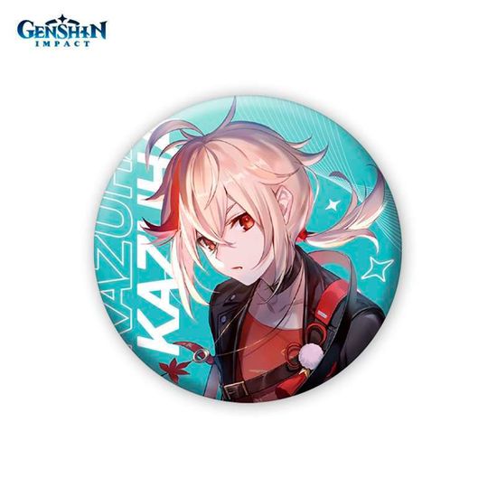 Значок Геншин Импакт Казуха / 2022 Online Concert Can Badge Kaedehara Kazuha