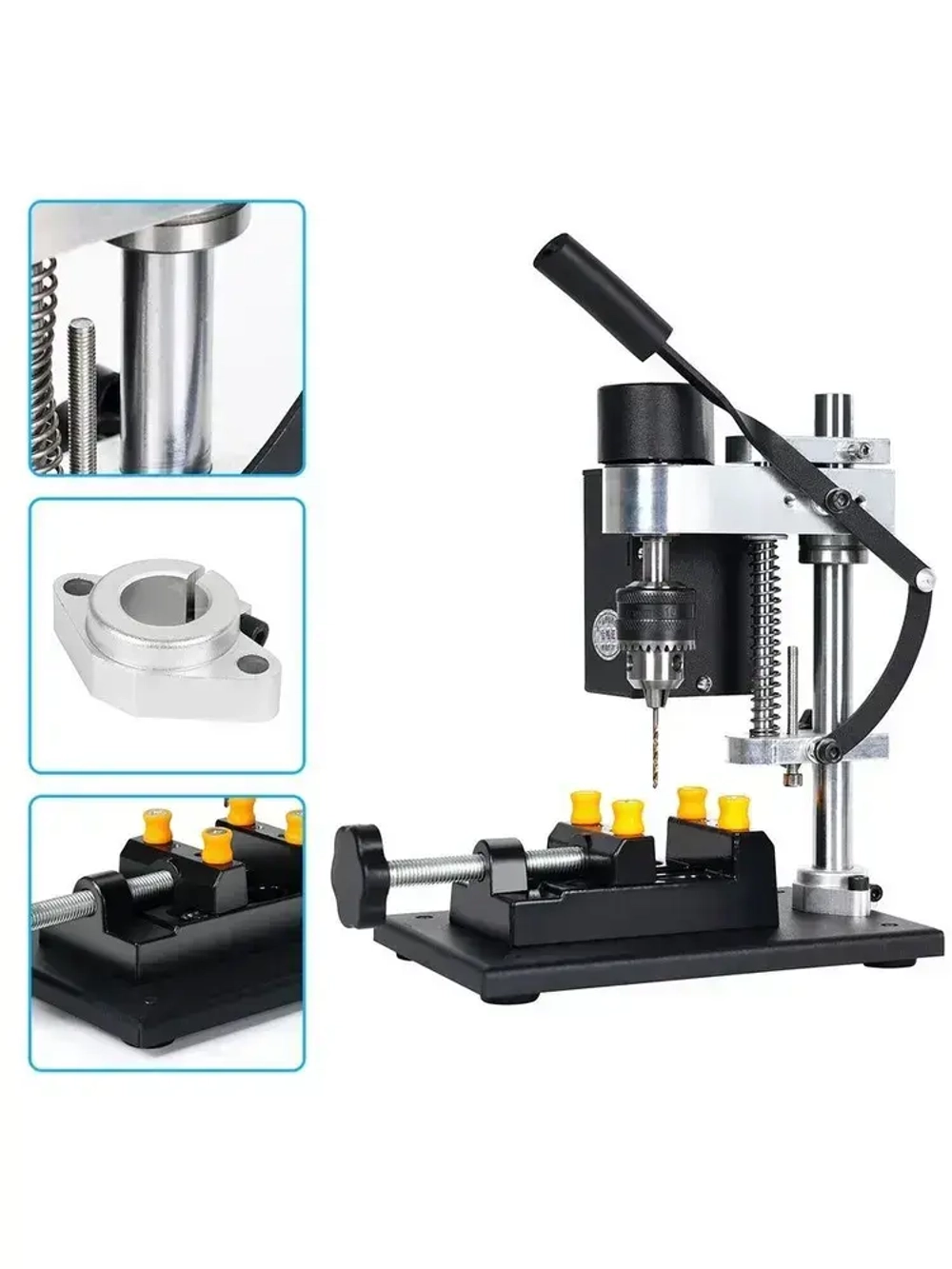 Многофункциональный мини-сверлильный станок для точного сверления дерева, металла и пластика