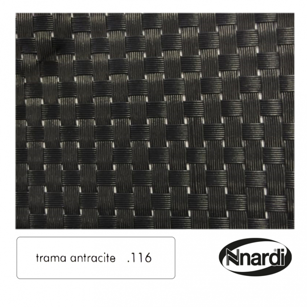 Шезлонг-лежак пластиковый, Nardi Omega, антрацит