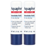 Aquaphor, стик для восстановления губ, мгновенное облегчение, 2 стика по 4,8 г (0,17 унции)