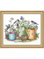 "Птичье гнездо"-02651 вышивка