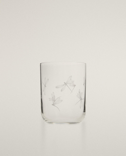 Zara Home стакан из стекла, цвет белый, 9.8 см