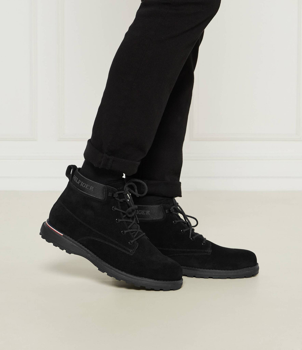 Кожаные трапперы CORPORATE Tommy Hilfiger - черный(FM0FM05147)