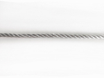Шнур декоративный синтетический с люрексом 3,5мм серебро
