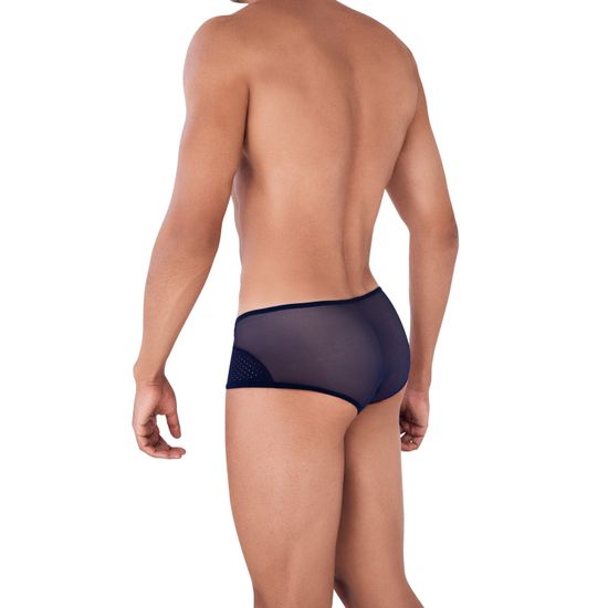 Мужские трусы брифы темно-синие с прозрачной вставкой сзади Pikante LEONIDAS BRIEF 034208