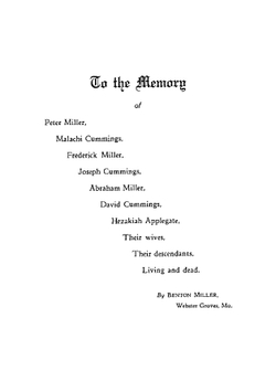 The Miller Cummings families | Benton Miller