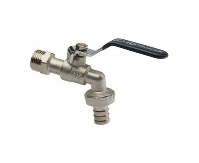 AQUALINK водоразборный шаровой кран 3/4, под шланг, рычаг, 3951