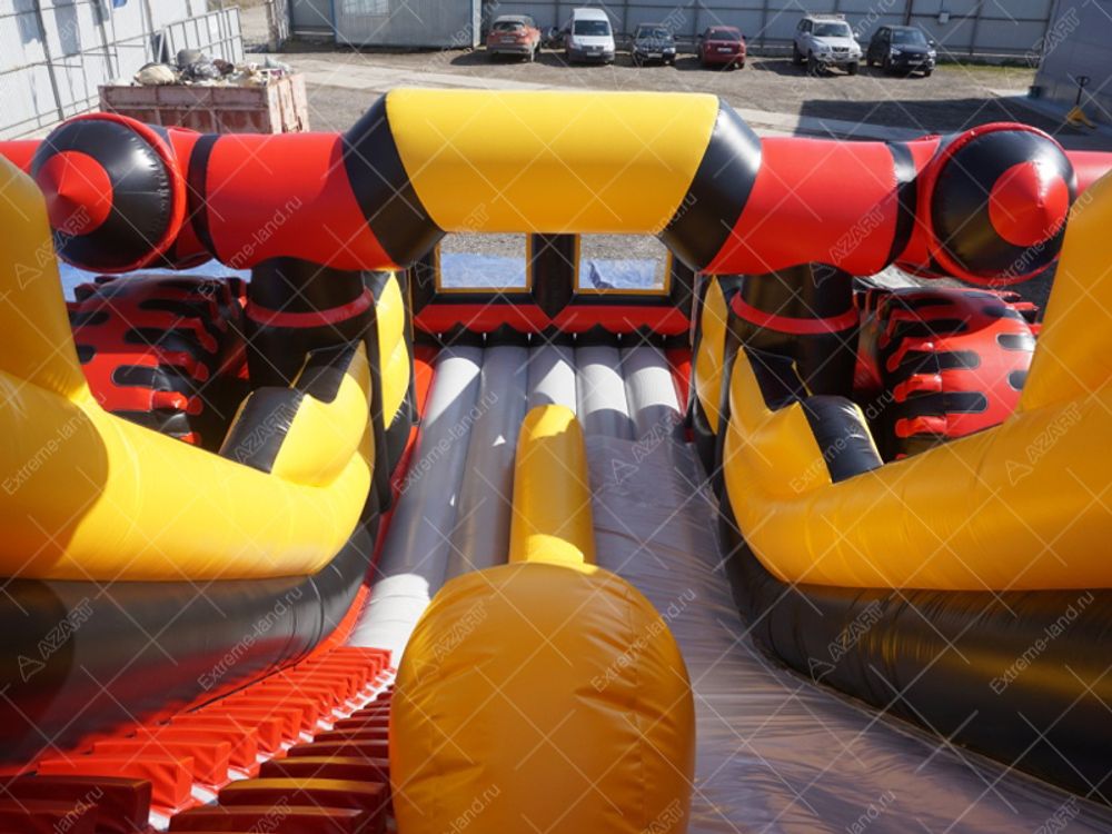 Батут-горка "Бэтмобиль 2"