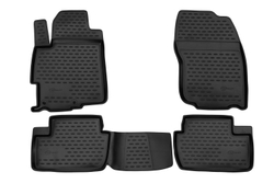 Коврики Optimum, в салон MITSUBISHI Lancer X 03/2007- , 4 шт. (повышенная износостойкость, полиуретан, чёрные) Format.FORMAT.35.13.210