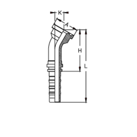Фитинг DN 20 SFL 1 44.5 (30) CS