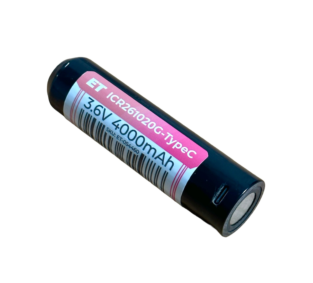 Аккумулятор ET ICR261020G-TypeC