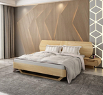 Кровать из массива дуба с тумбами Deo