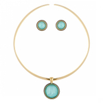 Комплект Possebon Pearl Blue Sky Agate S9514.21 B/G