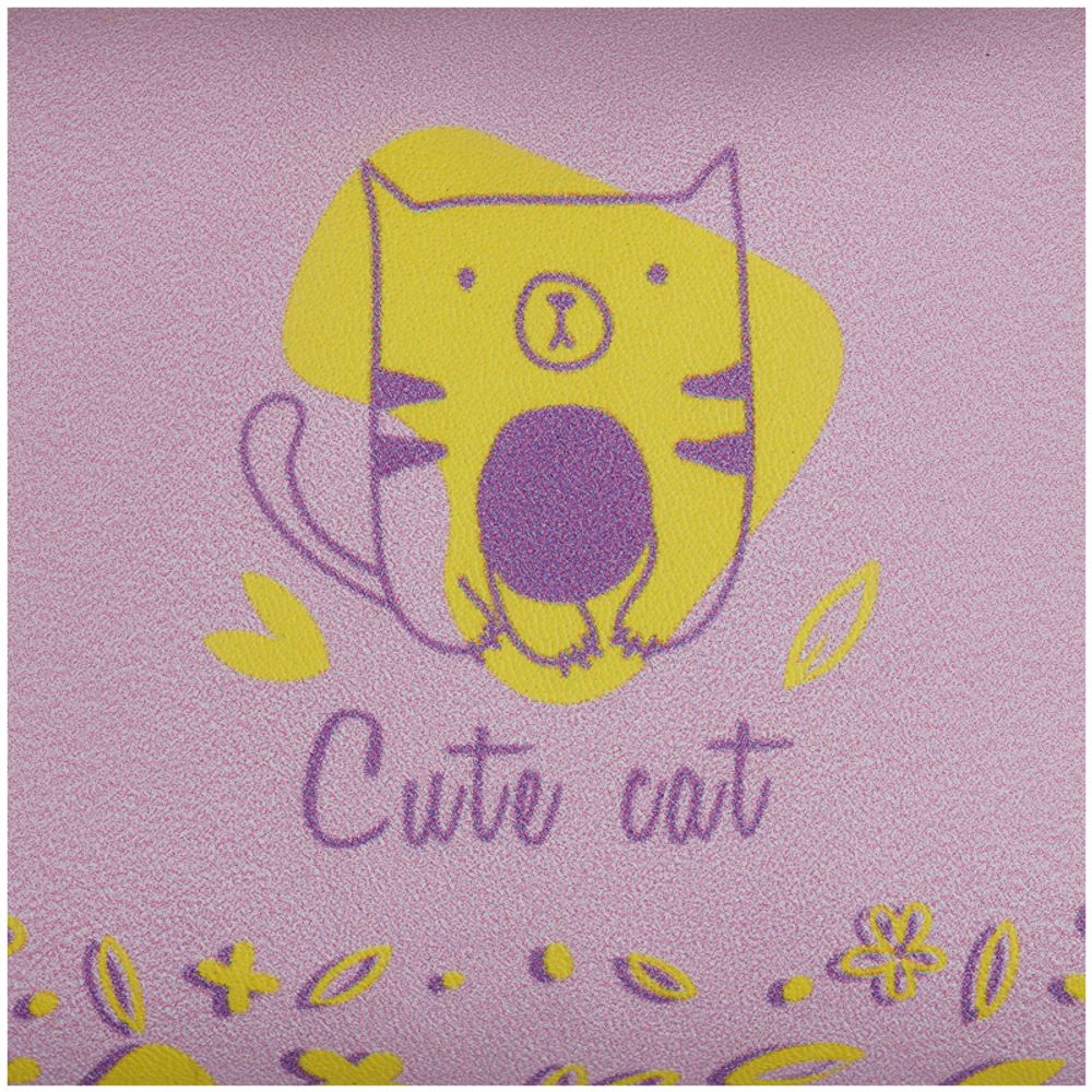 Пенал мягкий, 200*55*40 MESHU "Cute cat", искусственная кожа