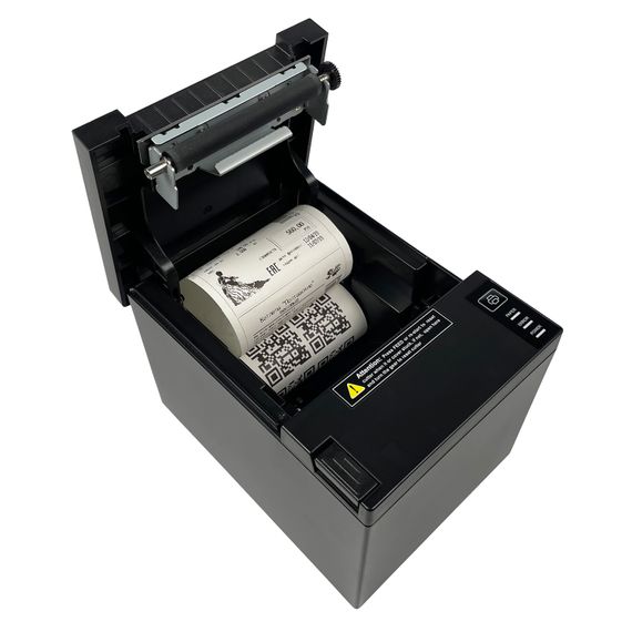 Принтер чеков POScenter RP-80 (80мм, 230 мм/сек, автоотрез, звук.сигнал, USB+LAN) черный