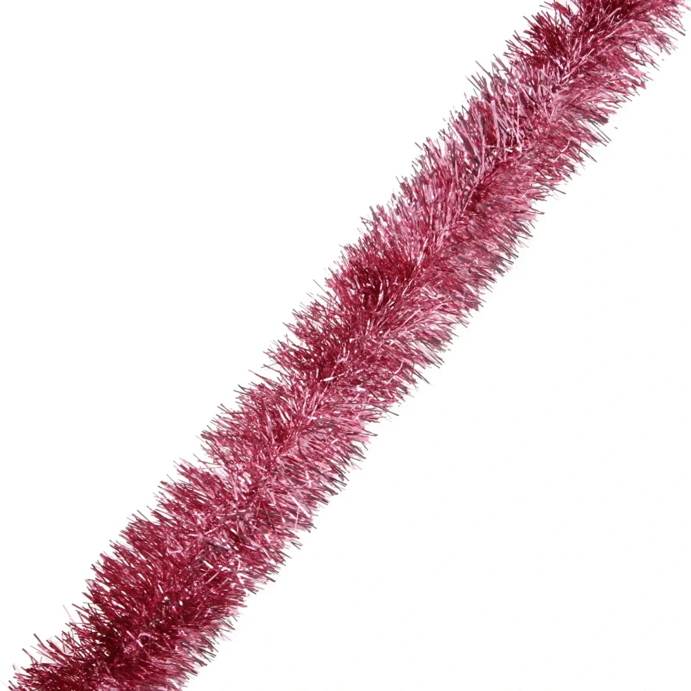 Мишура «Волшебные искры» 2 м 9 см, Малиновый