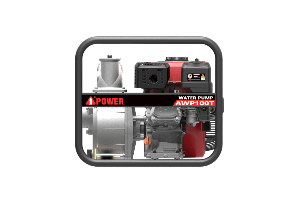 Мотопомпа A-iPower бензиновая для грязной воды AWP100T