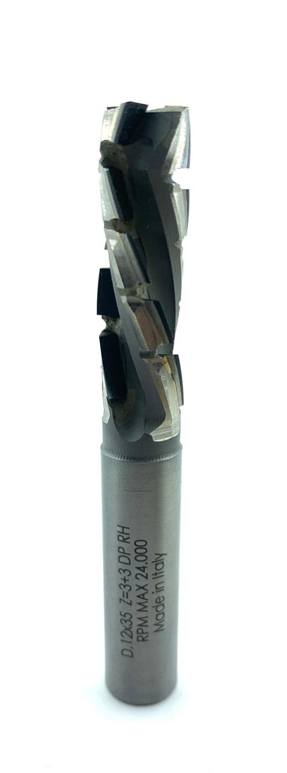PCD фреза D.12x35 S.12x40 Z=3+3 (3 DIV.) (nesting) RH