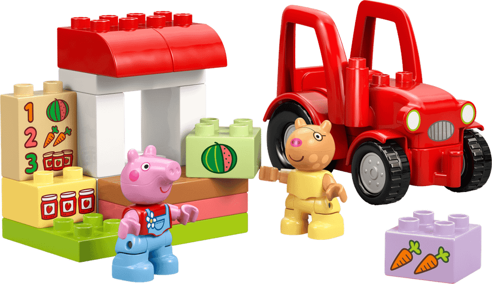 Конструктор LEGO Duplo 10468 Peppa Pig: Tractor and Market