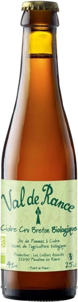 Сидр Валь де Ранс Буше Крю Бретон Биолоджик / Cidre Val de Rance Bouche Biologique 0.25 - стекло