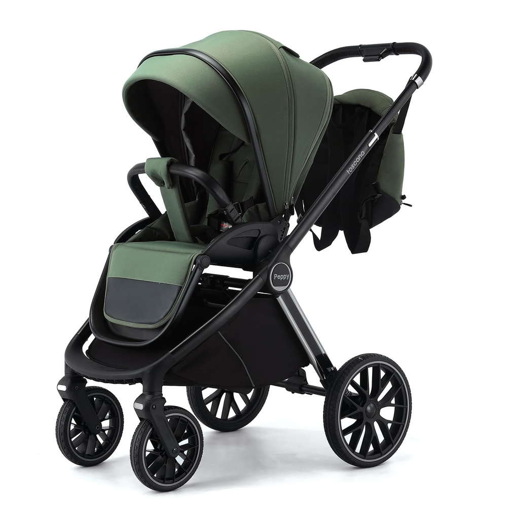 Коляска детская Peppy Toscana 2 в 1 Green (зеленый)