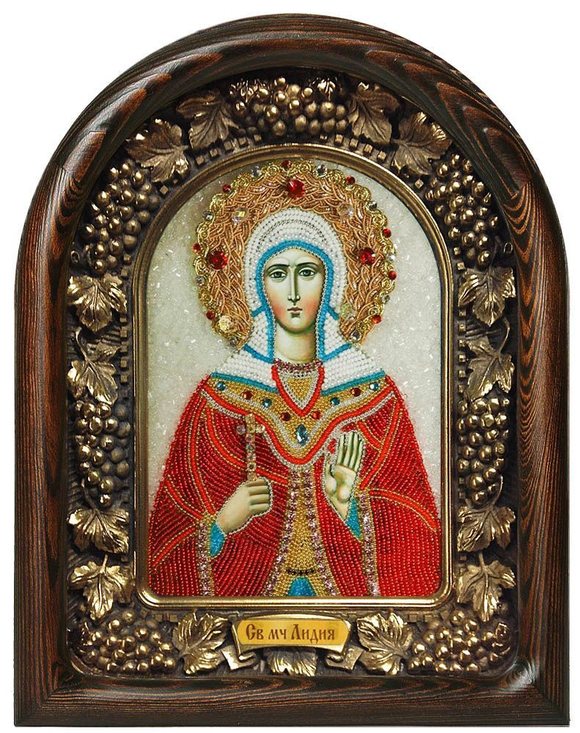 Икона Святая мученица Лидия бисер