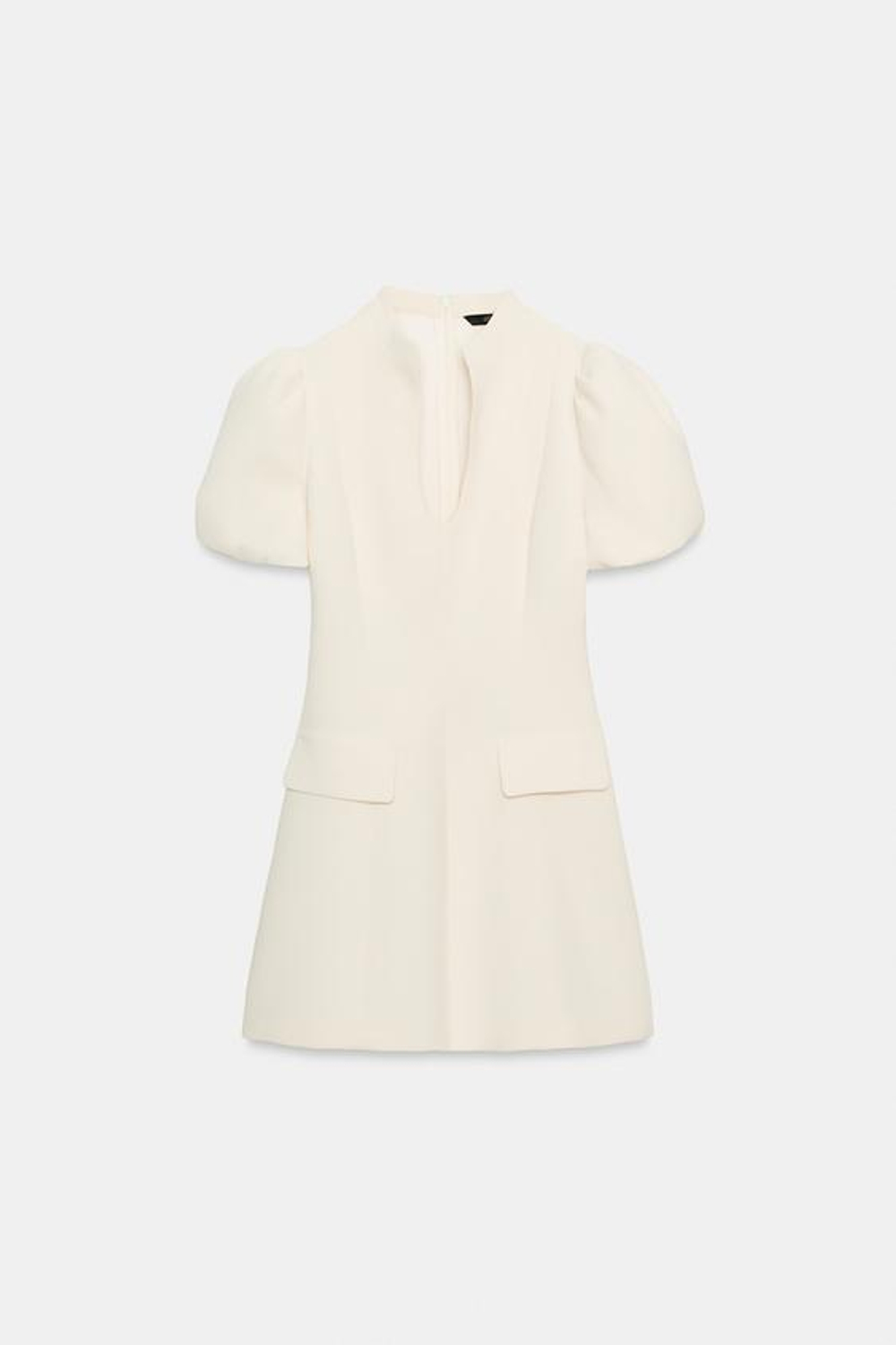 КОРОТКОЕ ПЛАТЬЕ С БАЛОННЫМИ РУКАВАМИ - ZARA