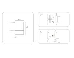 Ambrella Уличный настенный архитектурный светильник Garden ST3301